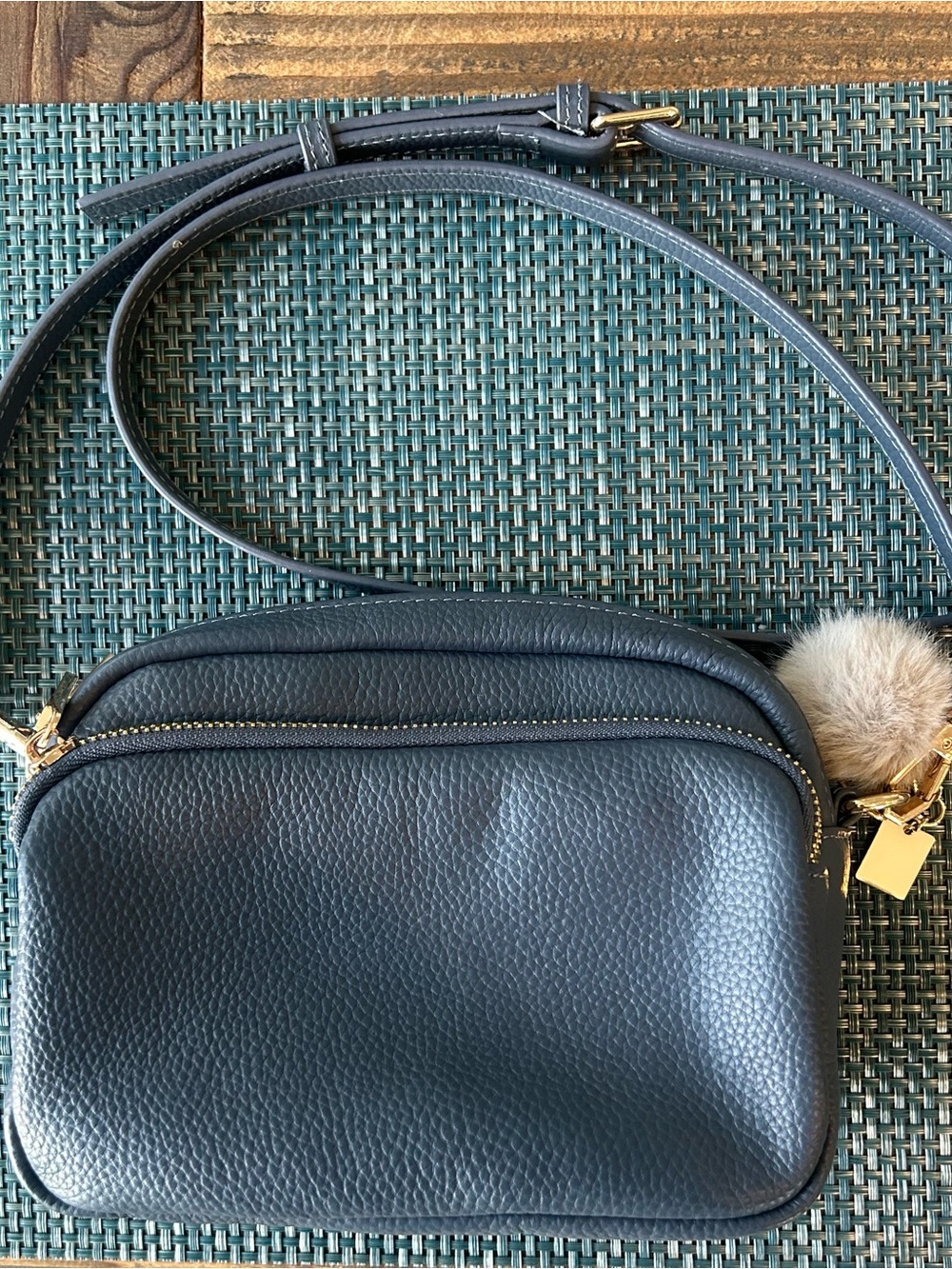 Pom Pom London Leather Crossbody - Picture 3 of 9